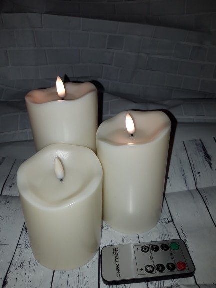 Remote Control LED Flameless Candles photo review