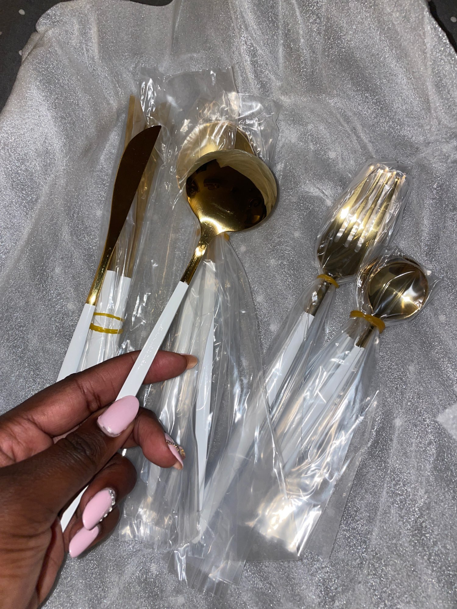 Stainless Steel Flatware Set photo review